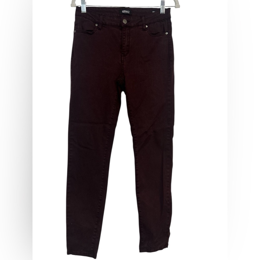 Buffalo David Bitton Women's Size 8 w29 Dark Maroon Skinny Leg Jeans (736)